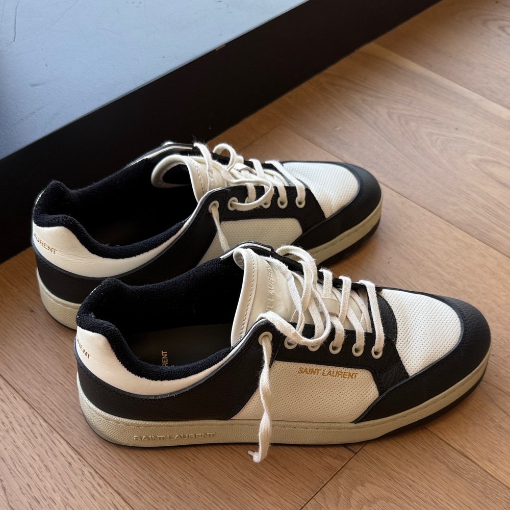 Saint Laurent Black and white Men's Sneakers